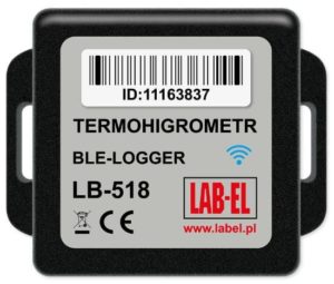 LB-518 Temperature & Humidity Logger with Bluetooth BLE Communication, Thermohygrometer
